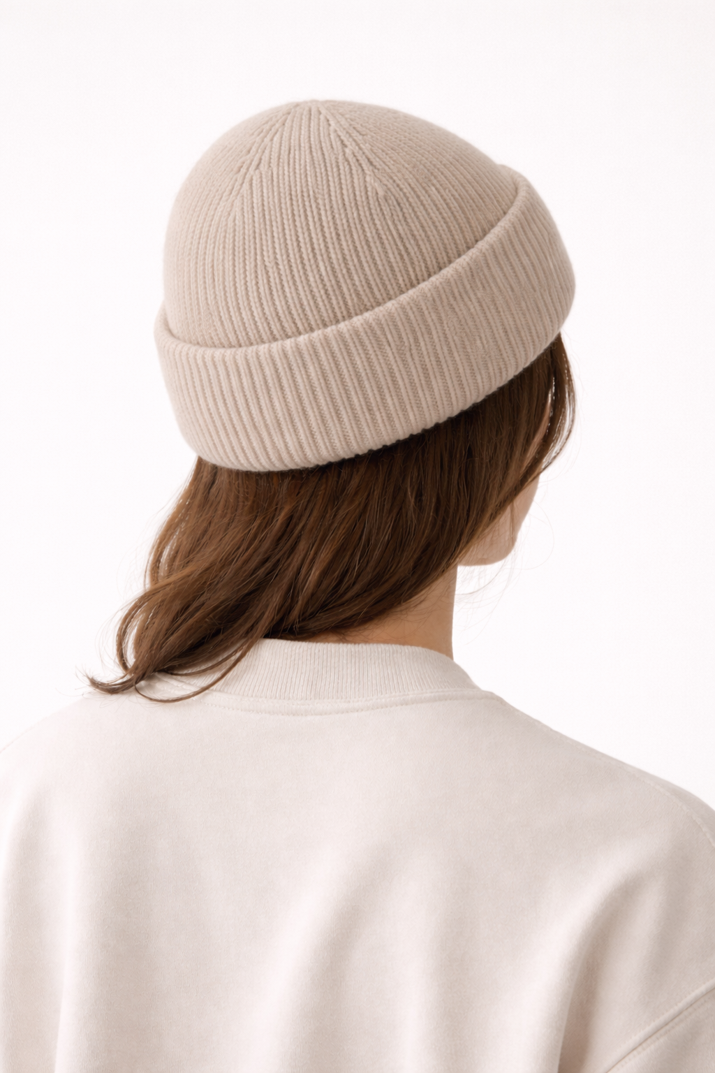 Bonnet Femme Chaud en Maille Tricotée, Style Casual pour l’Hiver