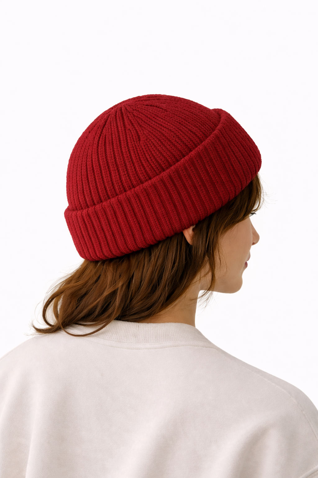 Bonnet Femme Chaud en Maille Tricotée, Style Casual pour l’Hiver